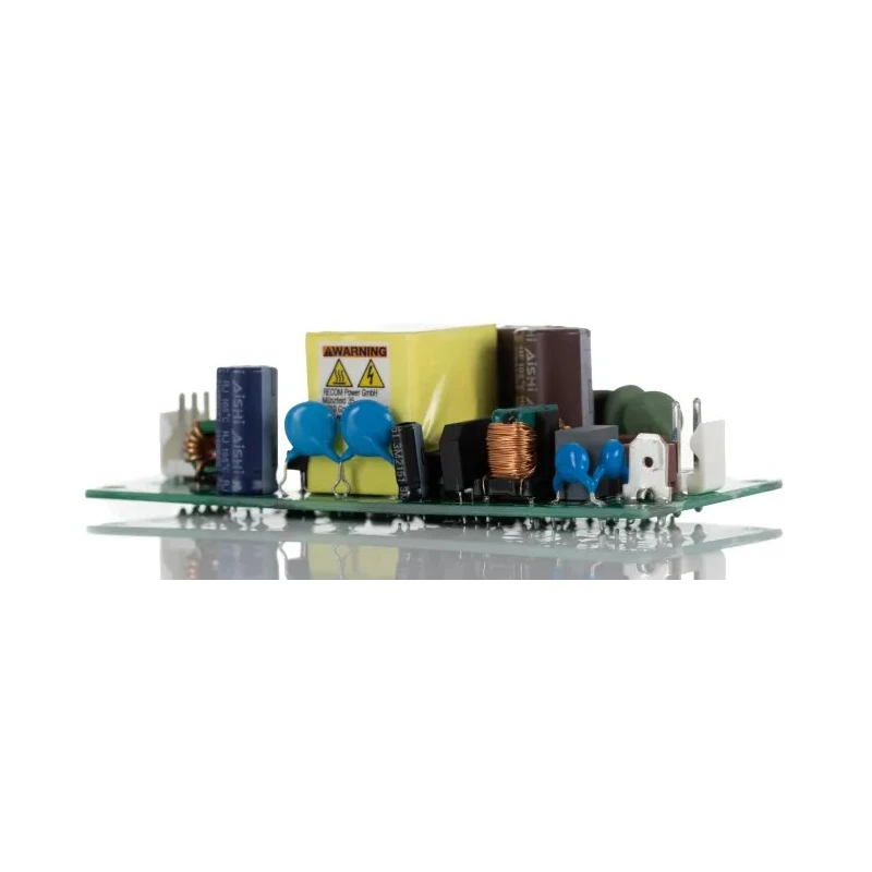 Recom Switching Power Supply, 12V DC Output, 60W Power, 80-264V AC Input, Chassis Mount, RACM60-12SK/OF/2x4