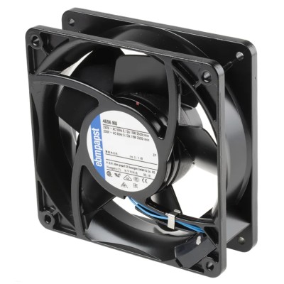 ebm-papst 4000 N Series 119 mm x 119 mm x 38 mm AC Axial Fan, 230V AC, 19W, 2650 RPM, IP54 