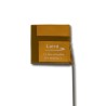 Ezurio Patch Multi-Band Antenna with UFL Connector, 2.4 GHz to 5900 MHz, WiFi, WLAN, Gain 5.8 dBi, Adhesive Mount 001-0034