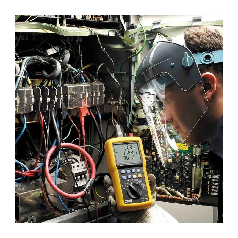 Chauvin Arnoux CA 8220 Power Quality Analyser, 3-Phase, 6500 A Max, 600 V AC, IEC 62301, LCD Backlight Display P01160620