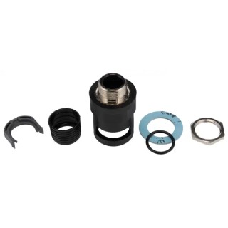 PMA Conduit Fitting 17 mm Nominal Size M20 Thread Polyamide Black IP68 NVNV-M207-10