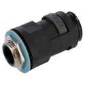 PMA Conduit Fitting 17 mm Nominal Size M20 Thread Polyamide Black IP68 NVNV-M207-10