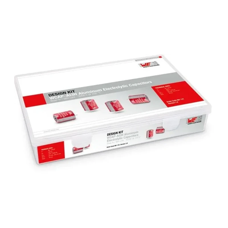 Wurth Elektronik Snap-in Aluminium Electrolytic Capacitor Kit 15 Pieces 68–330 μF 450V dc 861141