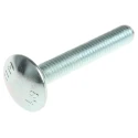 RS PRO Bright Zinc Steel Coach Bolt M10 x 100 mm, Square Neck, Grade 4.8 512-1001