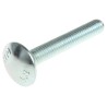 RS PRO Bright Zinc Steel Coach Bolt M10 x 100 mm, Square Neck, Grade 4.8 512-1001