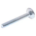 RS PRO Bright Zinc Steel Coach Bolt M10 x 100 mm, Grade 4.8, Square Neck, Metric Thread 512-1017