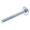 RS PRO Bright Zinc Steel Coach Bolt M10 x 100 mm, Grade 4.8, Square Neck, Metric Thread 512-1017