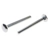 RS PRO Bright Zinc Steel Coach Bolt, Metric M6 x 65 mm Length, 100 mm Thread Length, Grade 4.8 512-1023
