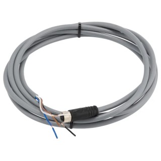 RS PRO Female 4 Way Straight to Unterminated Free End Sensor Actuator Cable 2m 30V Polyurethane Jacket 4 Contacts 212-1697