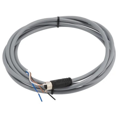 RS PRO Female 4 Way Straight to Unterminated Free End Sensor Actuator Cable 2m 30V Polyurethane Jacket 4 Contacts 212-1697