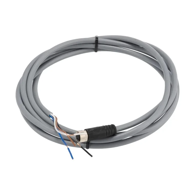 RS PRO Female 4 Way Straight to Unterminated Free End Sensor Actuator Cable 2m 30V Polyurethane Jacket 4 Contacts 212-1697