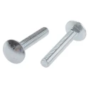 RS PRO Bright Zinc Steel Coach Bolt Metric M10 x 100 mm, Square Neck, Grade 4.8 512-1067