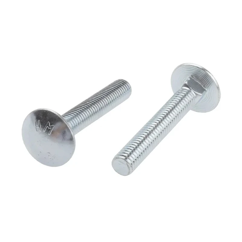 RS PRO Bright Zinc Steel Coach Bolt Metric M10 x 100 mm, Square Neck, Grade 4.8 512-1067