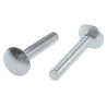 RS PRO Bright Zinc Steel Coach Bolt Metric M10 x 100 mm, Square Neck, Grade 4.8 512-1067