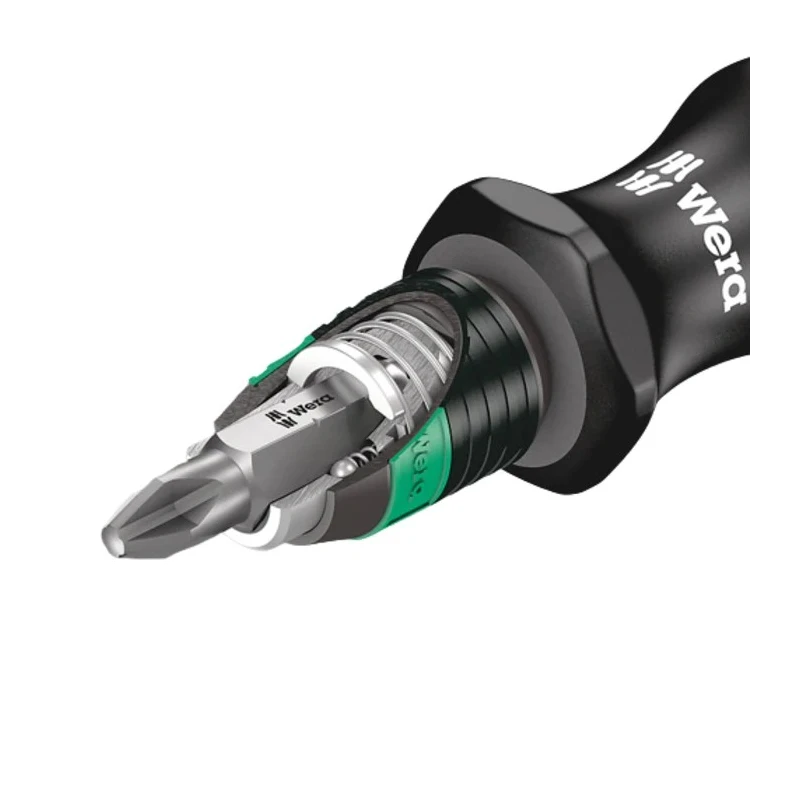 Wera Interchangeable Standard Screwdriver Set, Hexagon, Phillips, Pozidriv, Slotted Tips, 7-Piece 05051021001