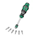 Wera Interchangeable Standard Screwdriver Set, Hexagon, Phillips, Pozidriv, Slotted Tips, 7-Piece 05051021001