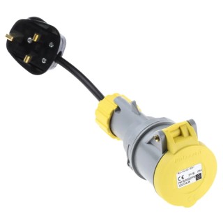 Fluke PAT Testing Adapter Circular Lead Type for 110V Appliances Compatible with 6500 Series TA700