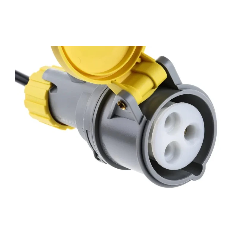 Fluke PAT Testing Adapter Circular Lead Type for 110V Appliances Compatible with 6500 Series TA700