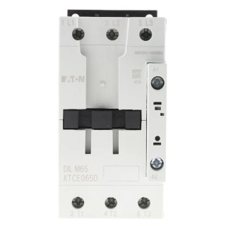 Eaton DILM Contactor, 3-Pole, 65 A, 400V AC Coil Voltage, 30 kW Power Rating, Screw Terminal 277896 DILM65(400V50HZ,440V60HZ)