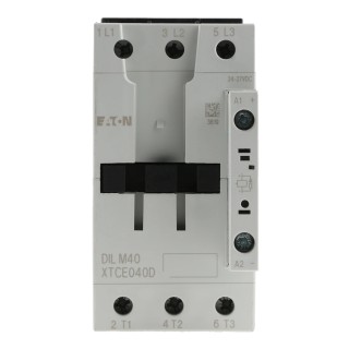 Eaton DILM Contactor, 24V DC Coil, 3-Pole, 40A, 18.5 kW, 3 NO, 400V AC 277780 DILM40(RDC24)
