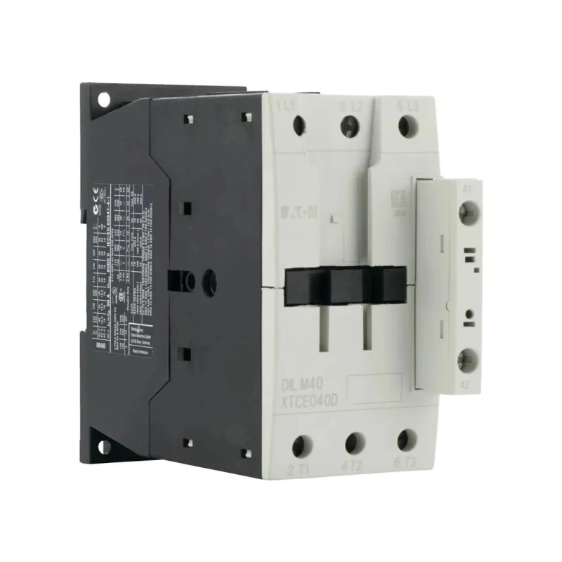 Eaton DILM Contactor, 24V DC Coil, 3-Pole, 40A, 18.5 kW, 3 NO, 400V AC 277780 DILM40(RDC24)