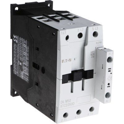 Eaton DILM Contactor 24V DC Coil 3-Pole 50 A 22 kW Motor Control 277844 DILM50(RDC24)