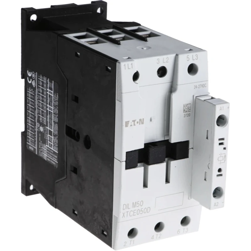Eaton DILM Contactor 24V DC Coil 3-Pole 50 A 22 kW Motor Control 277844 DILM50(RDC24)