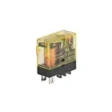 Idec Power Relay 230V AC Coil 12A Switching Current SPDT Silver Nickel Alloy RJ1S-CL-A230