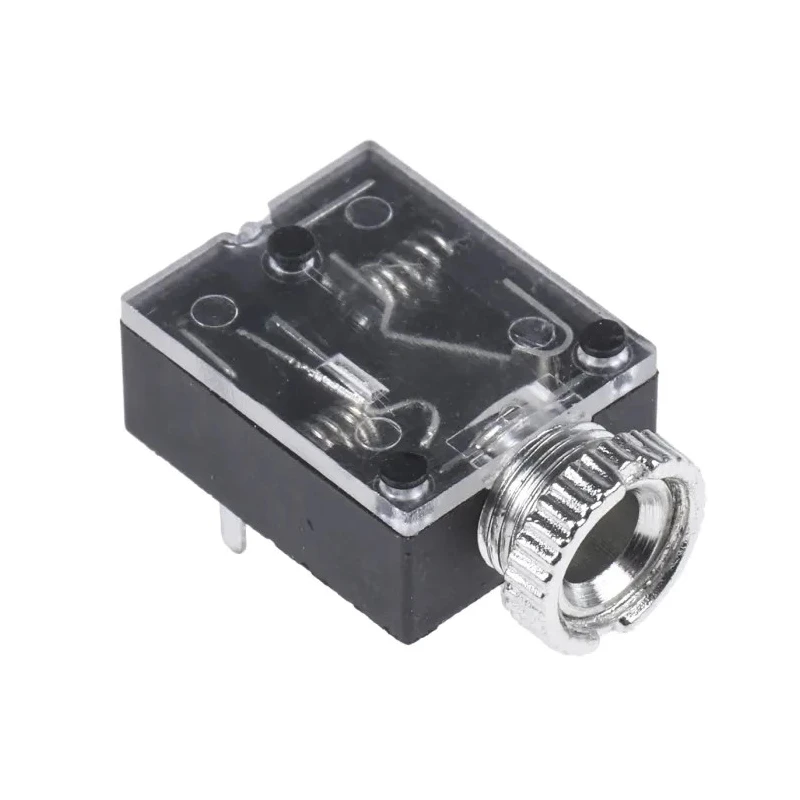Decelect 3.5 mm PCB Female Stereo Jack Connector 34V 1A Solder IES101-4
