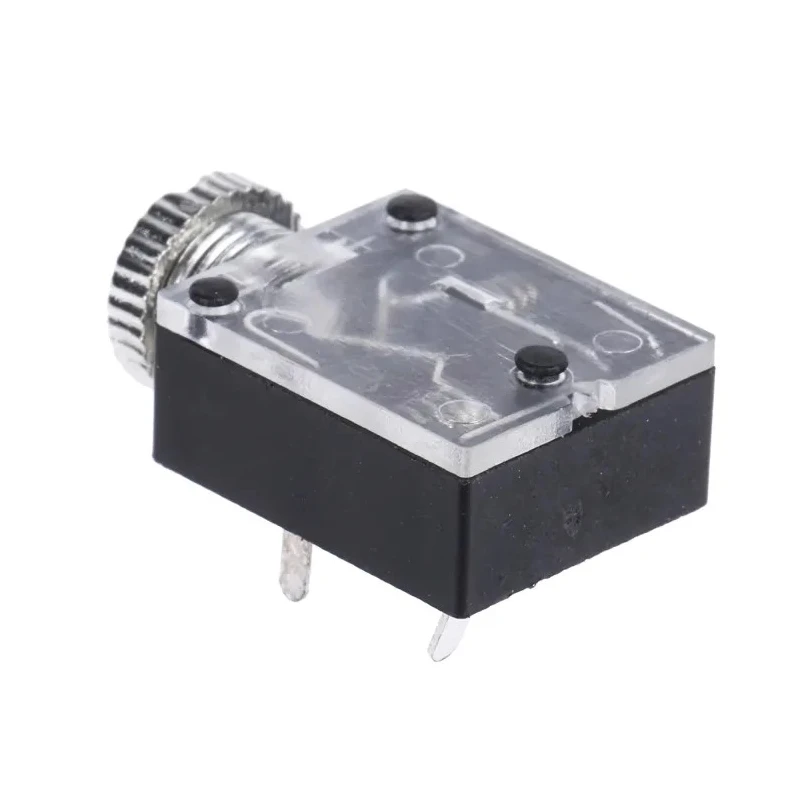 Decelect 3.5 mm PCB Female Stereo Jack Connector 34V 1A Solder IES101-4