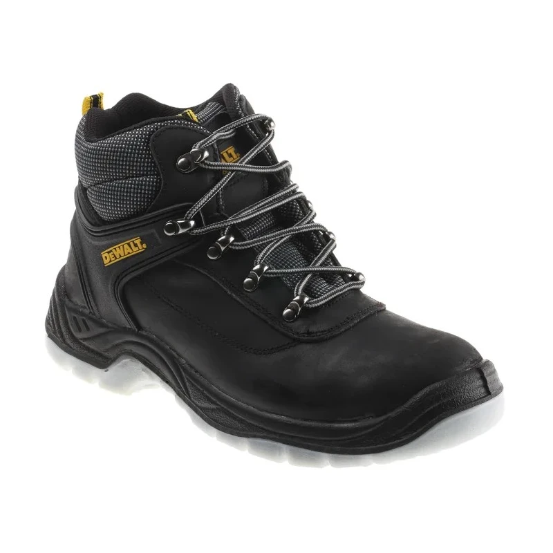 DeWALT Men's Laser Black, White Stainless Steel Toe Capped Safety Boots EU 41 UK 7 EN 345 SI-P, EN ISO DWF 50031-122-7