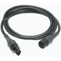 Wieland H05W Series 3-Pole Black Cable Assembly Male/Female 250V 20A IP68 2m Length IP68