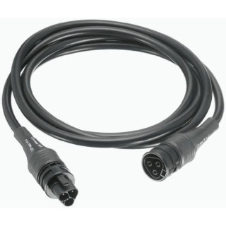 Wieland H05W Series 3-Pole Black Cable Assembly Male/Female 250V 20A IP68 2m Length IP68