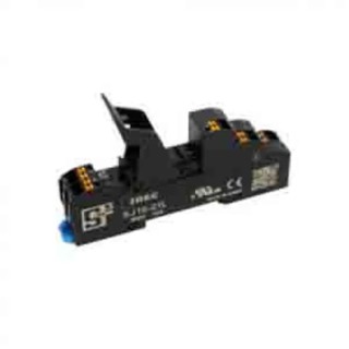 Idec 5 Way 300V AC Push-in Terminal DIN Rail Relay Socket for RJ & RF2S SJ1S-21L