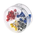 RS PRO Bootlace Ferrule 90 Piece Crimp Terminal Kit, Copper Contact, 4mm² to 16mm², Color Coded, Model 513-2556