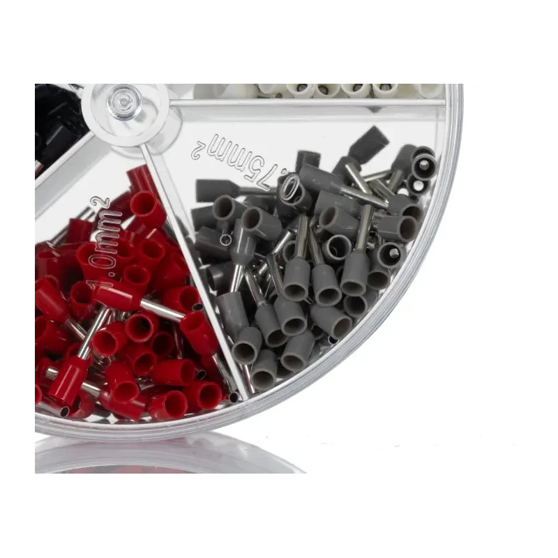 RS PRO Bootlace Ferrule 400 Piece Crimp Terminal Kit 0.5mm² to 2.5mm² Copper Contact 513-2540