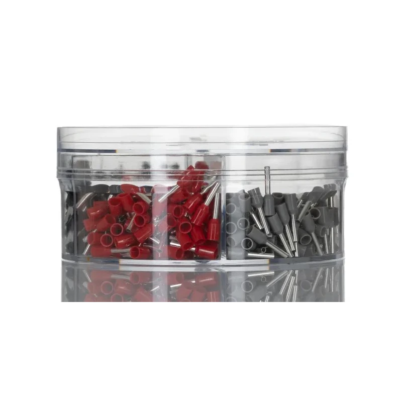 RS PRO Bootlace Ferrule 400 Piece Crimp Terminal Kit 0.5mm² to 2.5mm² Copper Contact 513-2540