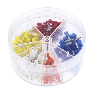 RS PRO Bootlace Ferrule German Colour Coded Crimp Terminal Kit 0.5 mm² - 2.5 mm² 513-2562
