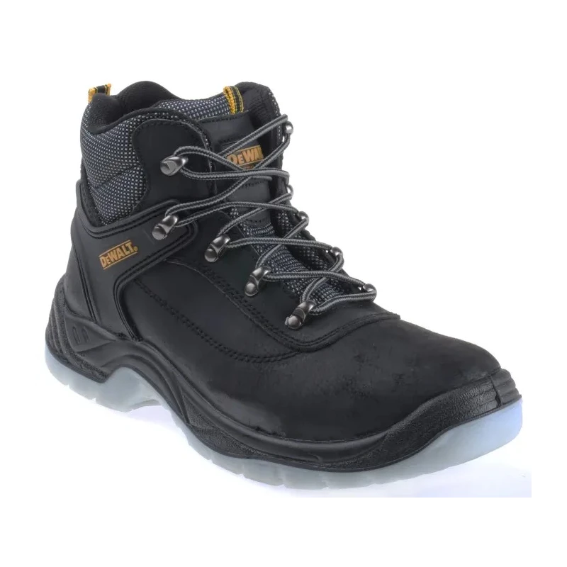 DeWALT Laser Black, White Stainless Steel Toe Capped Men's Safety Boots Size 8 UK, EU 42, EN 345 SI-P, EN DWF 50031-122-8
