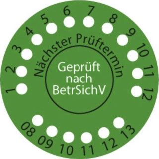 Fluke Green Safety Label, Non-Self-Adhesive, French Text and Symbol, 500 Labels per Case PASS560R