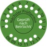 Fluke Green Safety Label, Non-Self-Adhesive, French Text and Symbol, 500 Labels per Case PASS560R