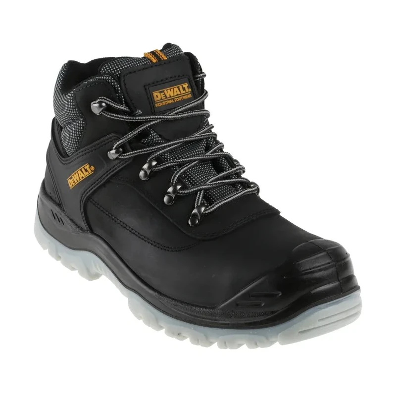 DeWALT Laser White, Black Stainless Steel Toe Capped Men's Safety Boots Size UK 9 EU 43 EN ISO 20345:2011 DWF 50031-122-9
