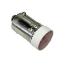 Idec Red Indicator Lamp Multichip 12V 14mA BA9 Base 10.6mm Diameter 200mcd LSED-1RN