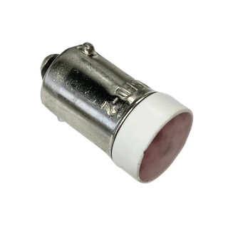 Idec Red Indicator Lamp Multichip 12V 14mA BA9 Base 10.6mm Diameter 200mcd LSED-1RN