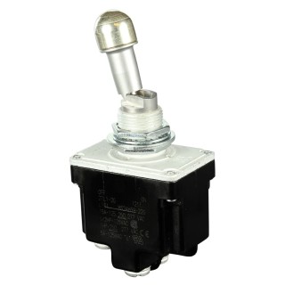 Honeywell Technologies Toggle Switch, Bushing Mount, On-Off, 2RT Contact Configuration, 20A Switch Contact Current 2TL1-2G