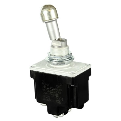Honeywell Technologies Toggle Switch, Bushing Mount, On-Off, 2RT Contact Configuration, 20A Switch Contact Current 2TL1-2G