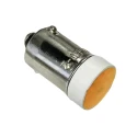 Idec Amber Indicator Lamp Multichip 24V BA9 Base 10.6 mm Diameter 200mcd LSED-2AN