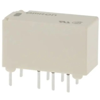 Omron Signal Relay Surface Mount DPDT Contact Configuration 5V DC Coil 2A Switching Current G6S-2F-Y DC5