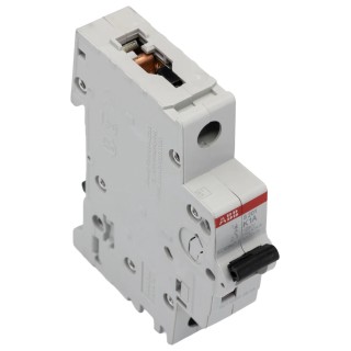 ABB System Pro M Compact Miniature Circuit Breaker, 1 Pole, 1A, Type K, 253V AC, 72V DC, 20kA 2CDS251001R0217 S201-K1