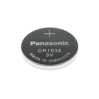 Panasonic CR1632 Lithium Manganese Dioxide Button Battery 3 V, 16 mm Diameter CR-1632/BN